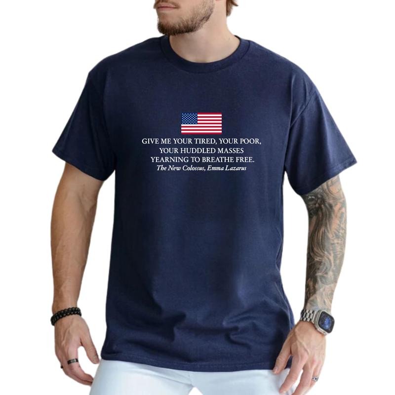 MAPTEES Statue Of Liberty Graphic Tee, Due Process T-shirt For Men, No Kings In America Shirt, Resistance Men Tee, Human...