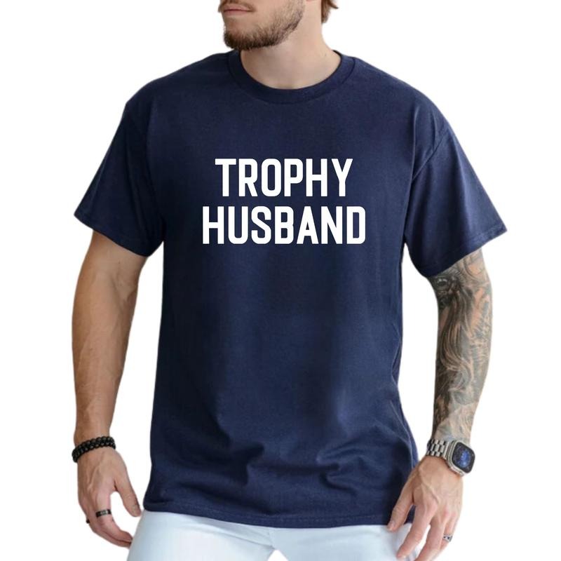 MAPTEES Trophy Husband Graphic Tee, Funny Husband T-shirt For Men, Anniversary Present Shirt, Gift For Him Men Clothing...