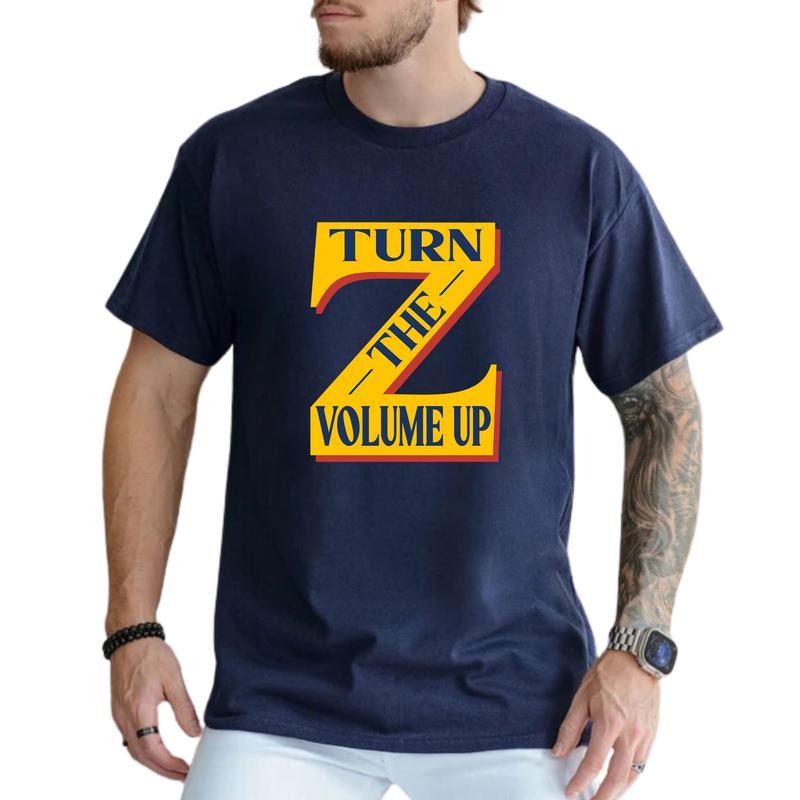 MAPTEES Turn The Volume Up Graphic Tee, Subtle FDT T-shirt For Men, Progressive Shirt, Liberal Men Tee, Human Rights Men...