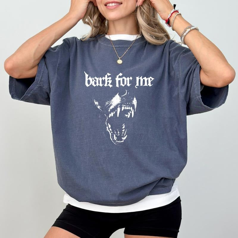 MAPTEES Vintage Bark For Me Comfort Colors Shirt, Retro Funny Barking Dog Graphic Tee, Adult Humor T-shirt, Funny...