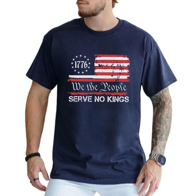 MAPTEES We The People Serve No Kings Graphic Tee, No Kings In America T-shirt For Men, Let's Go TACO Shirt, 8647 Men Tee,...