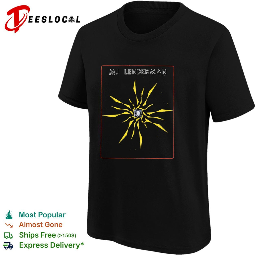 MJ Lenderman starburst with portrait shirt