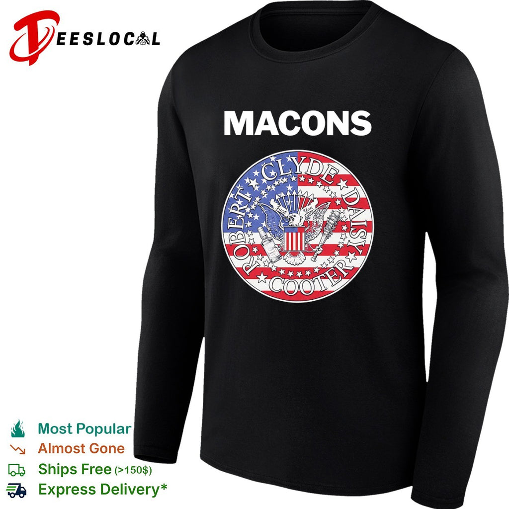 Macons eagle crest Robert Clyde Daisy Cooter shirt