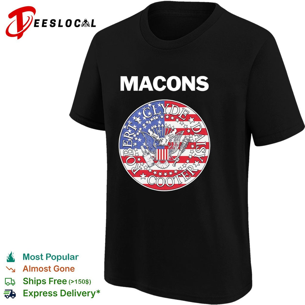Macons eagle crest Robert Clyde Daisy Cooter shirt