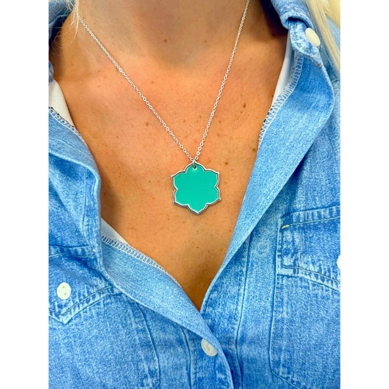 Magnolia Turquoise Pendant Necklace T-Shirts, Hoodie, Sweatshirt | PodTeesHub.com
