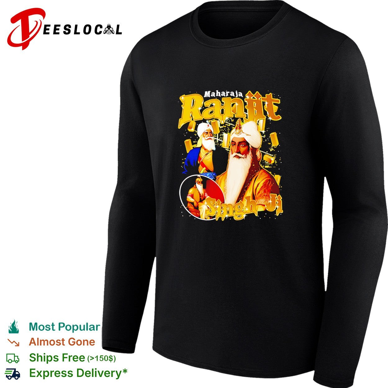 Maharaja Ranjit Singh Ji Sikh Empire Sher-E-Punjab shirt