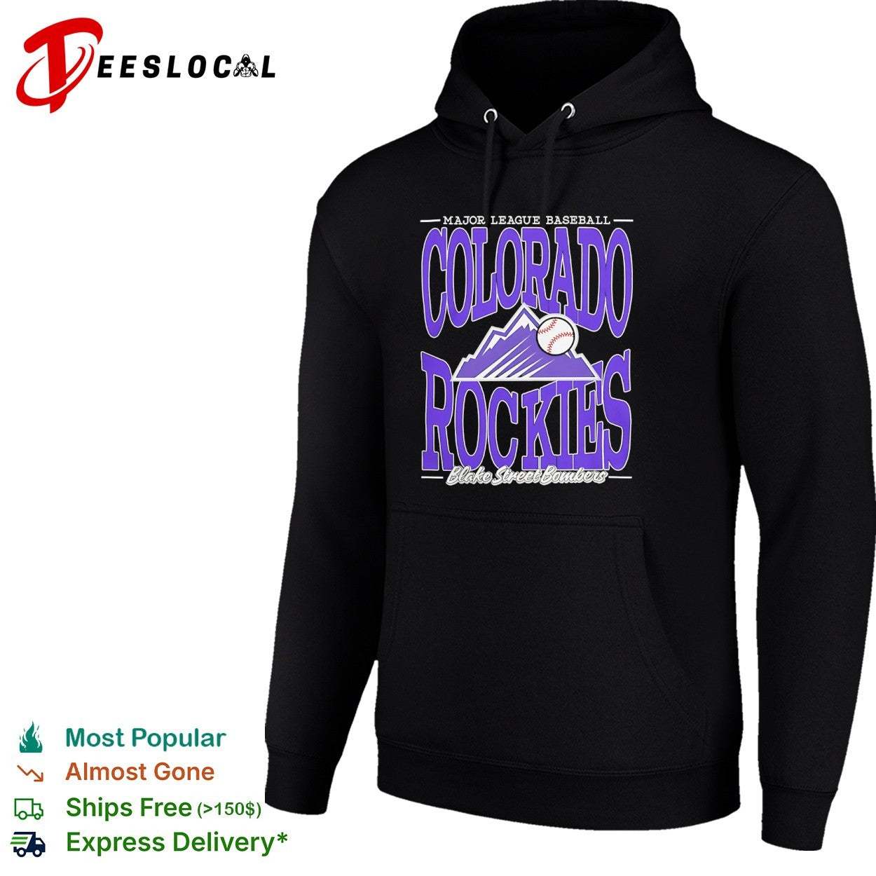 Major League Baseball Colorado Rockies Blake Street Bombers shirt