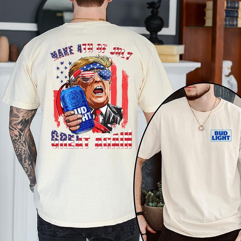 Make 4th Of July Great Again Shirt, Happy 4th of july Shirt, Retro American 4th Of July Shirt, 4th of July Trump Shirt...