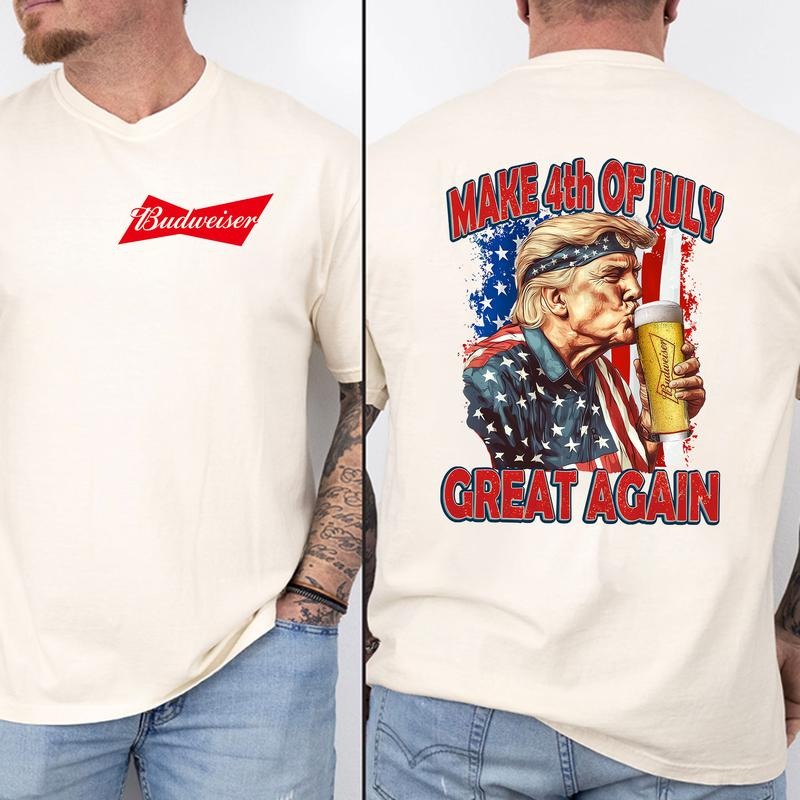 Make 4th Of July Great Again Shirt, Happy 4th of july Shirt, Retro Beer Lovers 4th Of July Shirt, 4th of July Trump Shirt...