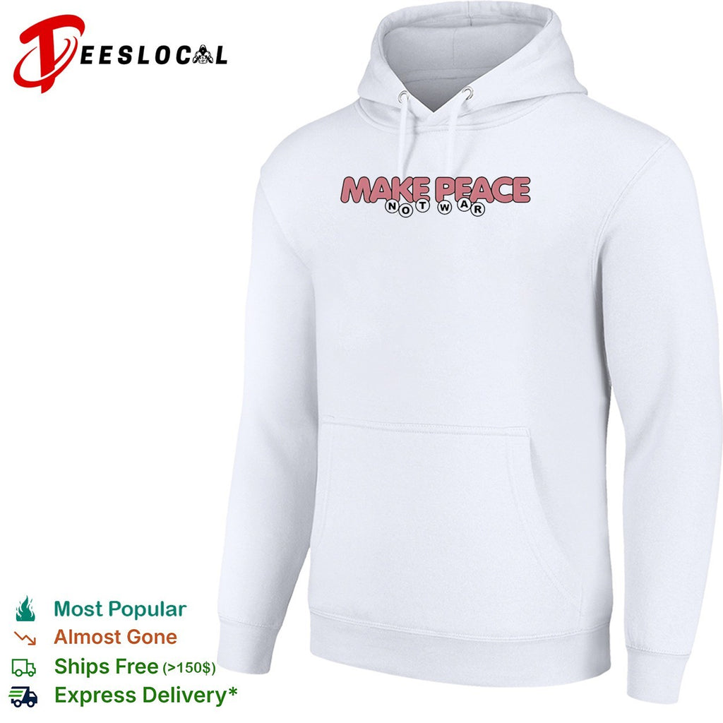 Make peace not war art logo vintage shirt