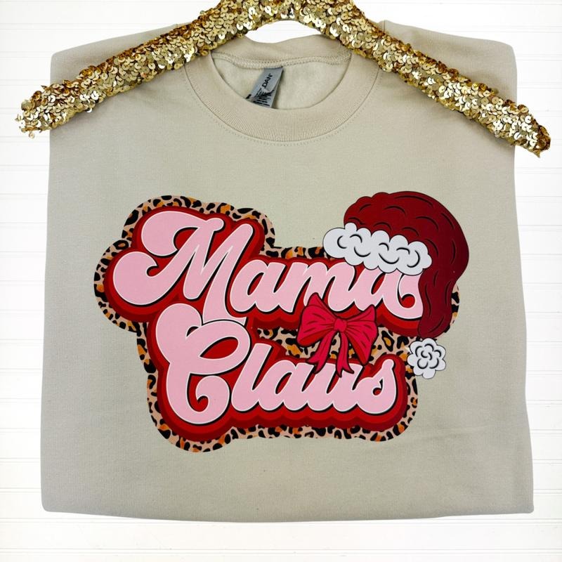 Mama Claus Sweatshirt T-Shirts, Hoodie | PodTeesHub.com