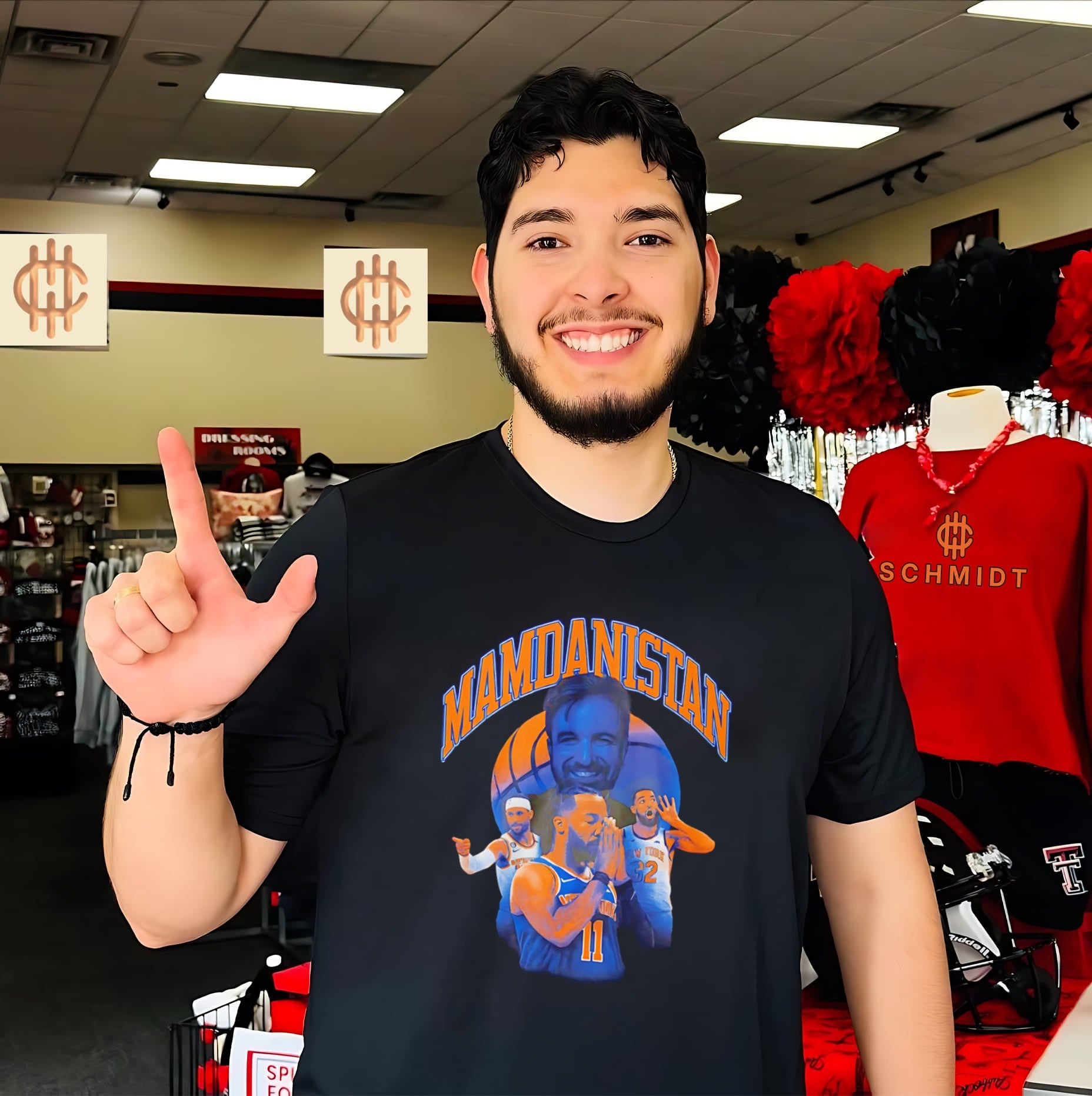 Mamdanistan Jalen Brunson Josh Hart and Noah Vonleh NY Knicks shirt