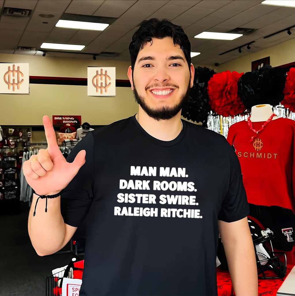 Man Man Dark Rooms Sister Swire Raleigh Ritchie Shirt