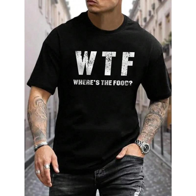 Manfinity LEGND Men Letter Slogan Graphic Drop Shoulder Casual Short Sleeve Tee, Boyfriend Gift Hoodie, Sweatshirt