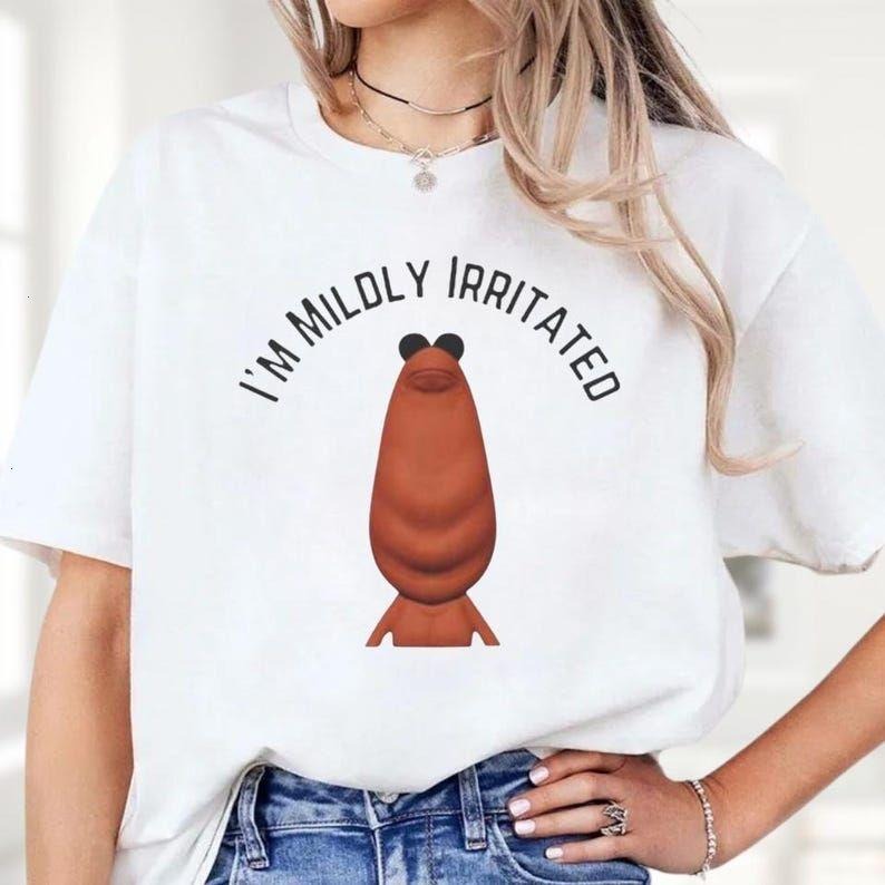 Marcus The Worm T-Shirt, I'm Mildly Irritated Sweatshirt, Jimbo James Shirt, Marcus The Worm Virtual Chat Shirt, Funny...
