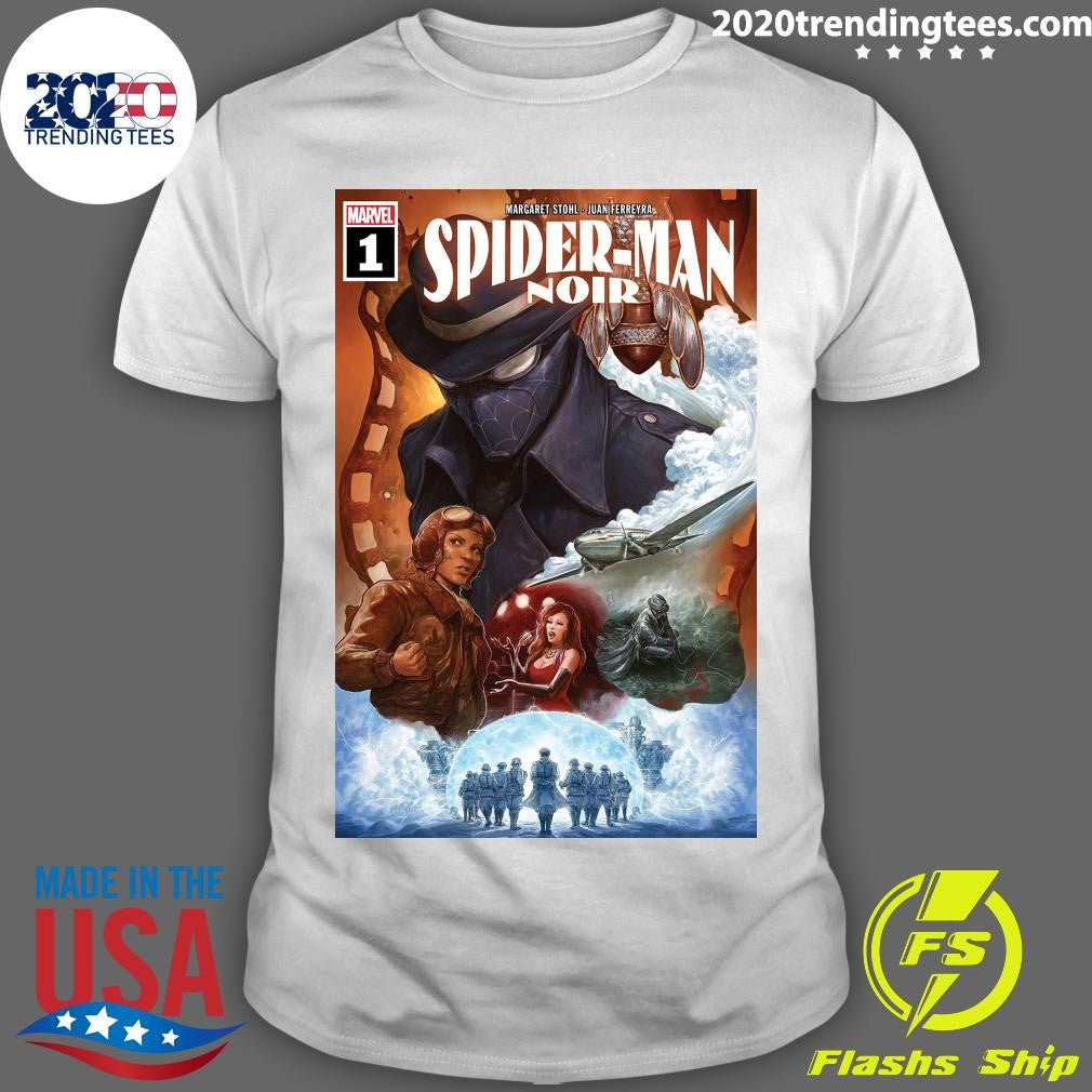 Margaret Stohl Juan Ferreyra Spider-Man Noir #1 2026 Shirt