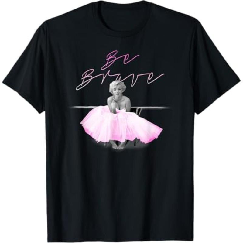 Marilyn Monroe Be Brave T-Shirt Hoodie, Sweatshirt | PodTeesHub.com