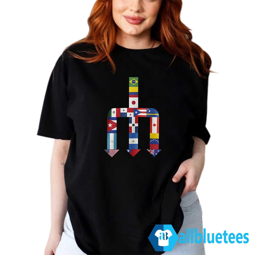 Mariners The Global Trident Of Flags Shirt
