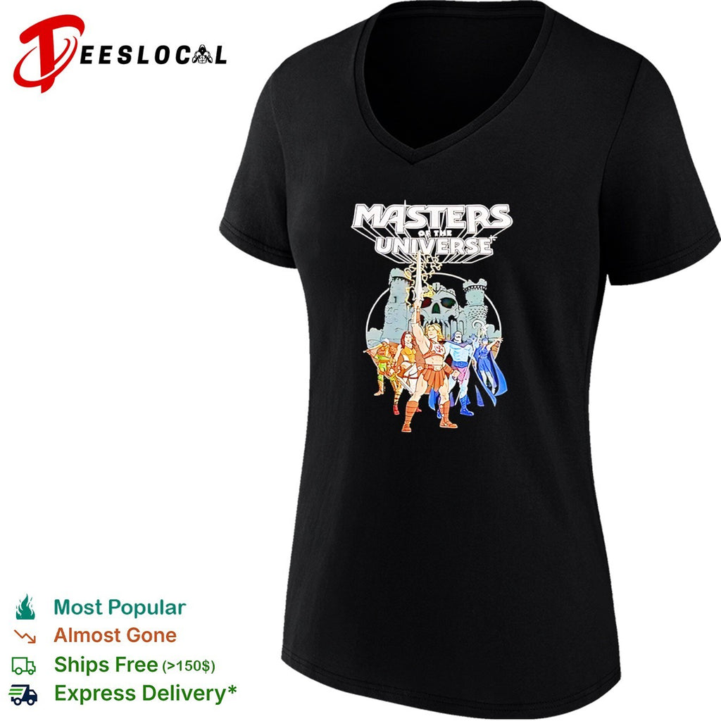 Masters of the Universe He Man Castle Grayskull Heroic Warriors and Teela shirt