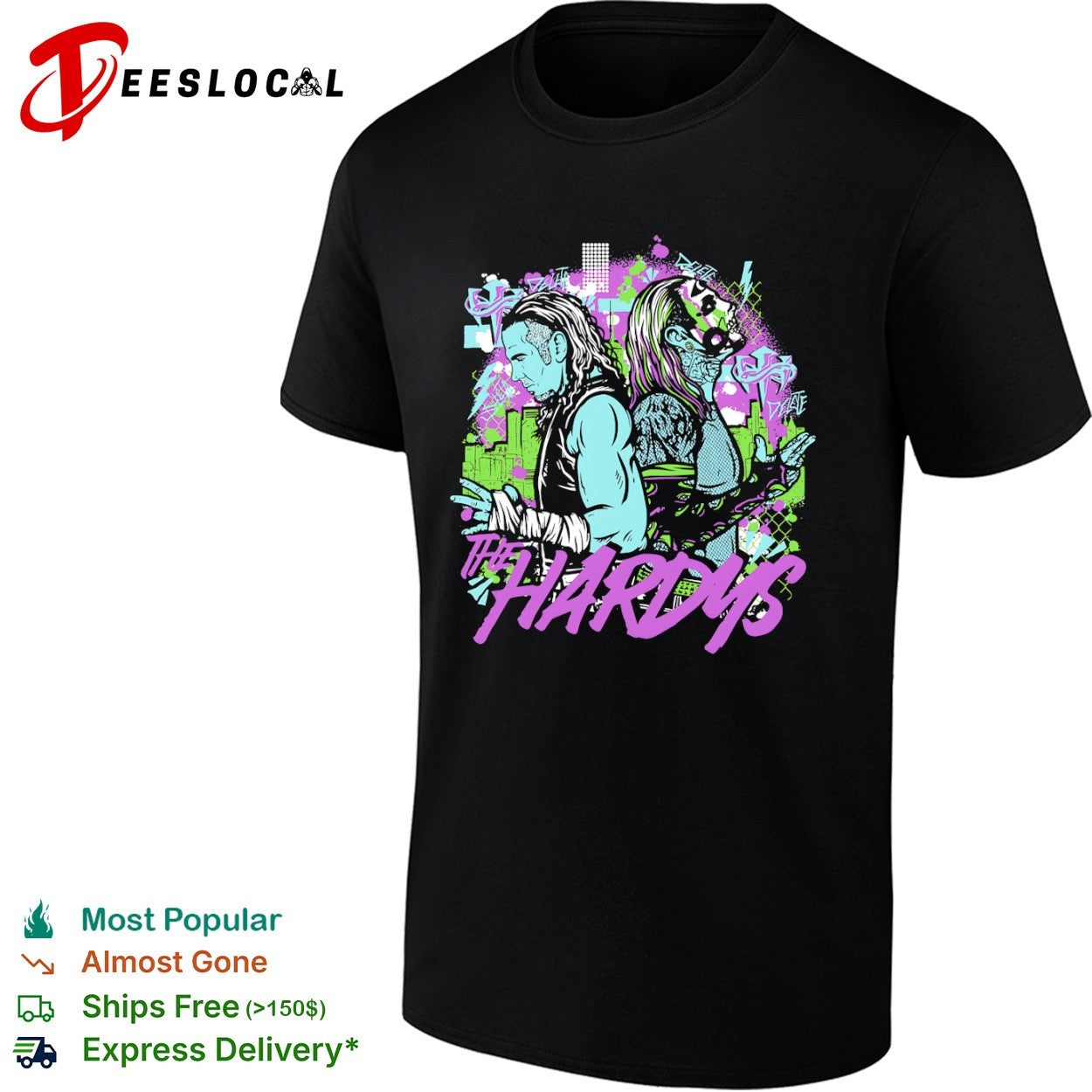 Matt Hardy and Jeff Hardy The Hardys Delete Wrestling shirt