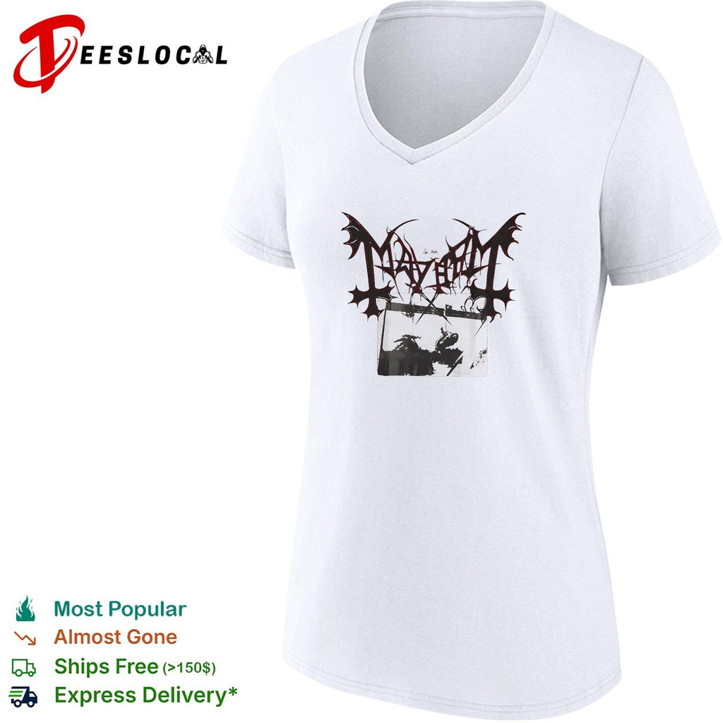 Mayhem band logo basic shirt
