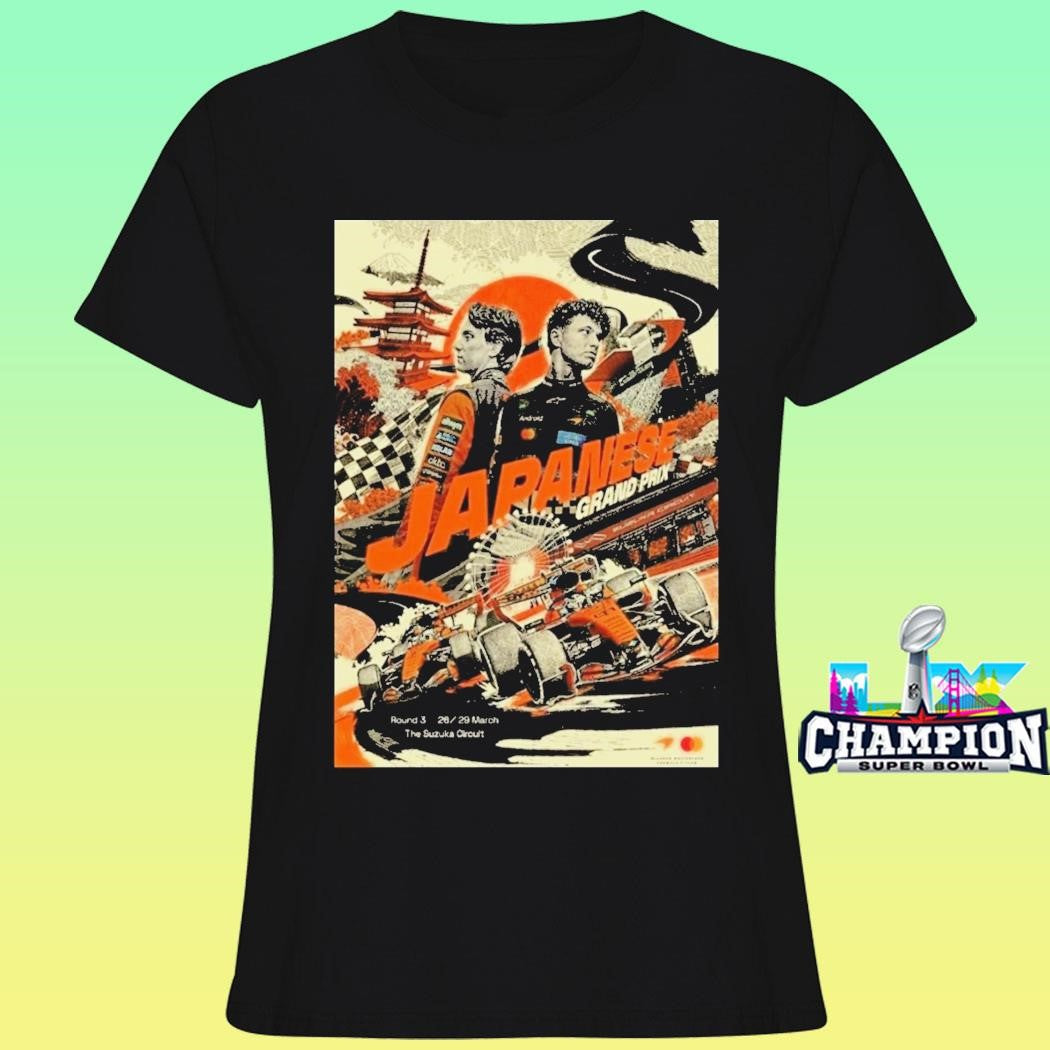 Mclaren Mastercard Formula 1 Team At Japanese Grand Prix 2026 The Suzuka Circuit On March 29 2026 Shirt