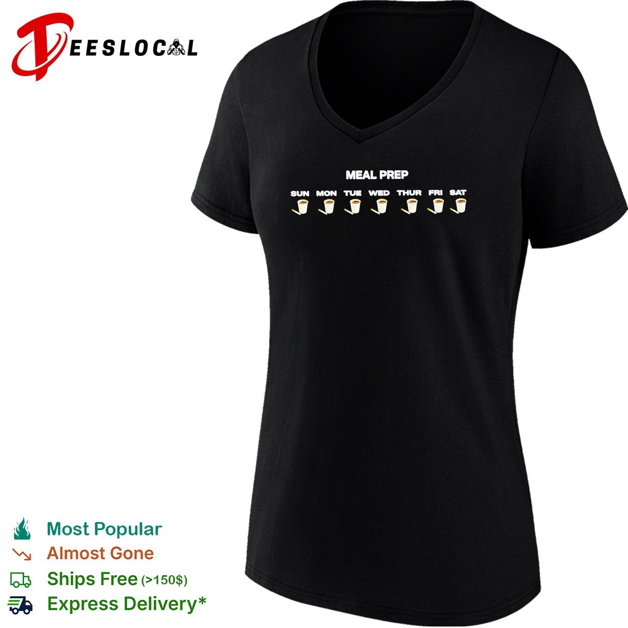 Meal Prep Coffee And Cigarettes shirt