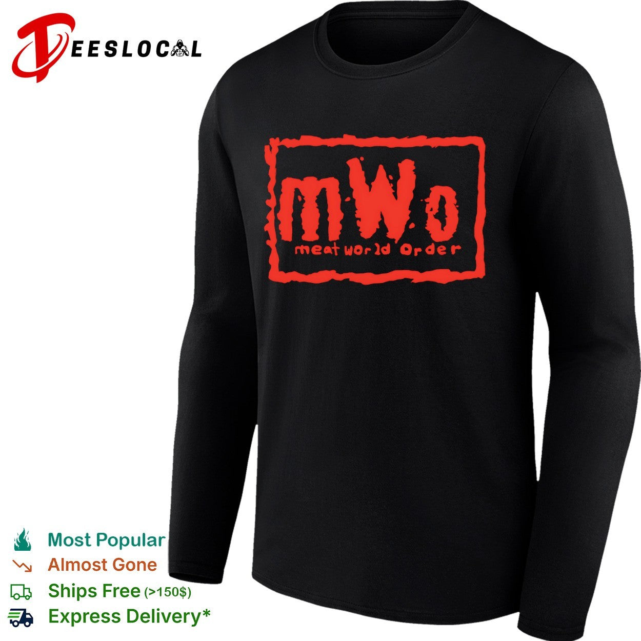Meat World Order nWo parody logo shirt
