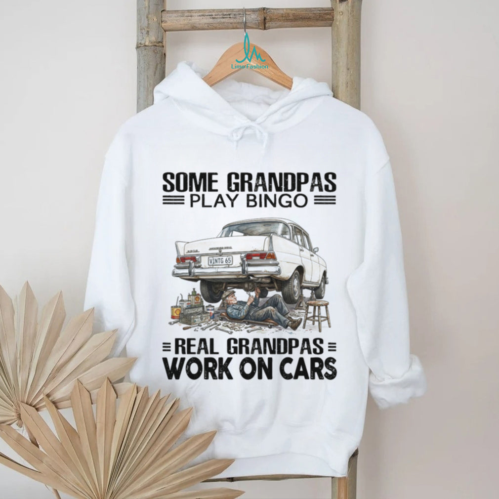 Mechanic Grandpa Car Enthusiast Auto Repair Hobbyist Shirt