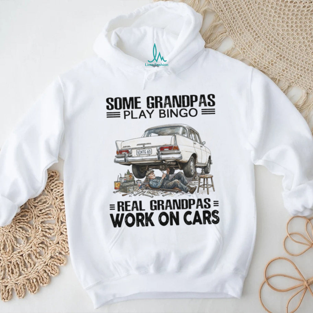 Mechanic Grandpa Car Enthusiast Auto Repair Hobbyist Shirt