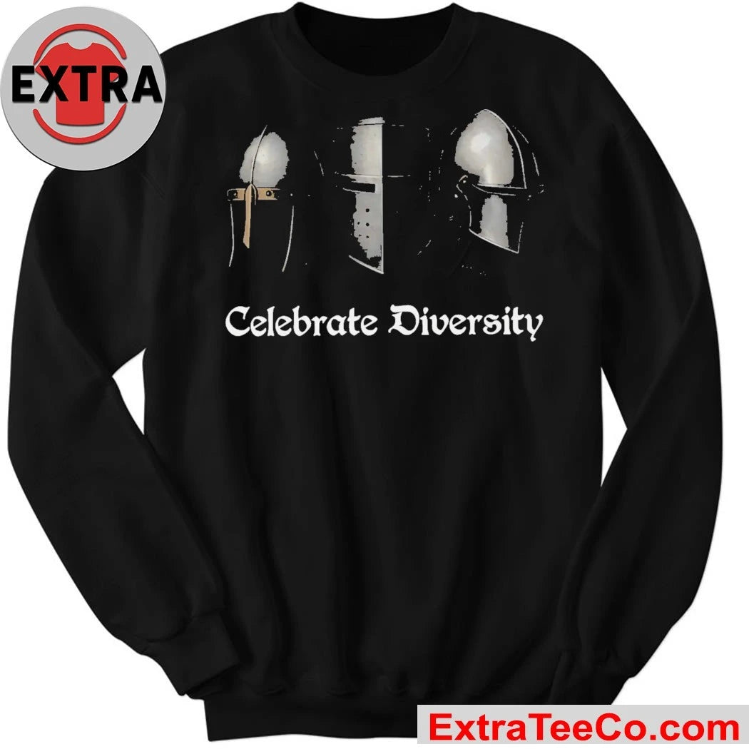 Medieval Helmets Celebrate Diversity New T-Shirt