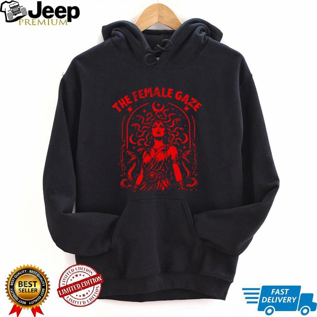 Medusa The Female Gaze Distressed Greek Mythology shirt
