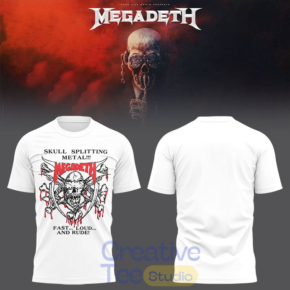 Megadeth European Dates for Their 2026 Farewell Tour T-Shirt