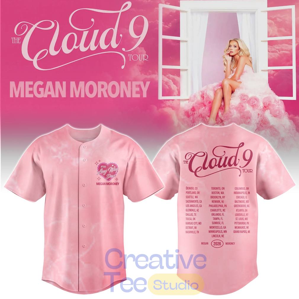 Megan Moroney “The Cloud 9 Tour” Pink Baseball Jersey