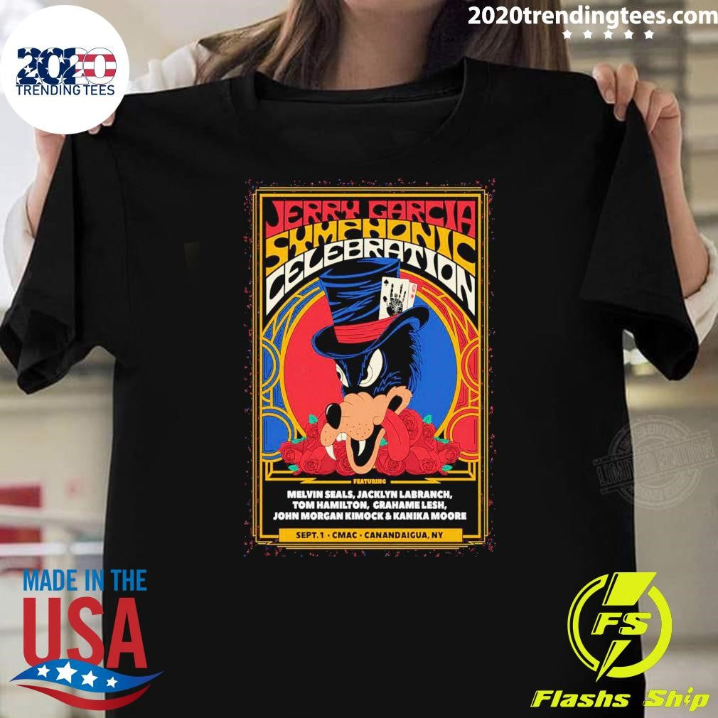 Melvin Seals, Jacklyn Labranch, Tom Hamilton, Grahame Lesh, John Morgan Kimock & Kanika Moore Sept.1 Canandaigua, Ny Shirt