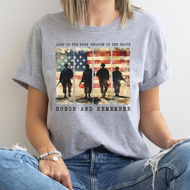 Memorial Day T-Shirt, Patriot Shirt, Unisex Tee, Veteran Shirt Gift style 02 Hoodie, Sweatshirt | PodTeesHub.com