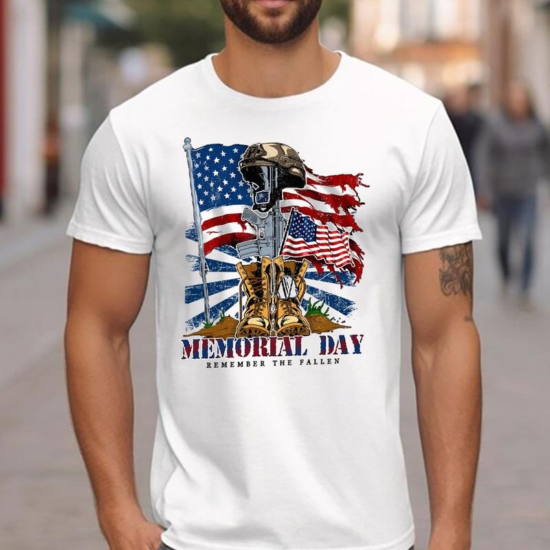 Memorial Day T-Shirts, Patriot Shirts, Trending Graphic Tee Hoodie, Sweatshirt | PodTeesHub.com