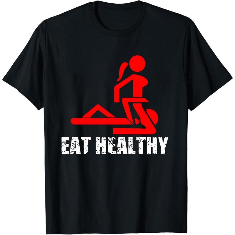 Men 220g Casual Cotton T-Shirt With Double-Sided Digital Printing For A Healthy Lifestyle Hoodie, Sweatshirt | PodTeesHub.com