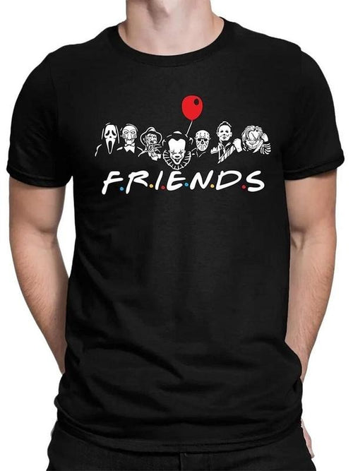 Men's & Women's Halloween It Chucky Costume Tee Shirt, L Size, Perfect for Makeup Party, Create Exciting Atmosphere...