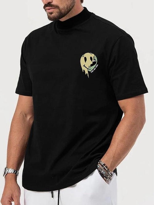 Men's "You Do You" Cartoon Print Round Neck Tee, Summer Clothes, Regular Fit Short Sleeve Graphic T-Shirt for Men, Casual...