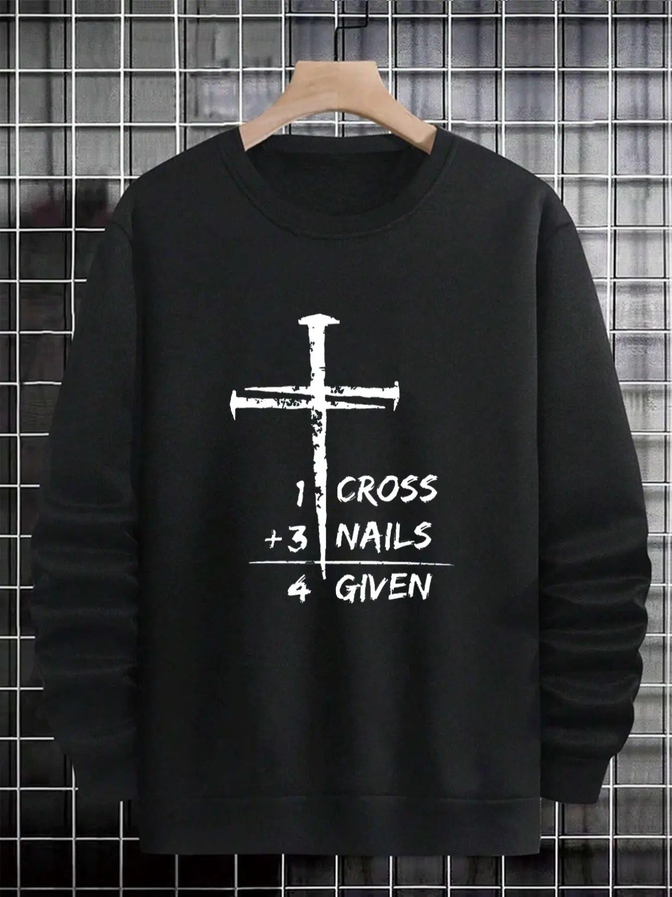 Men's Fall Winter Casual Fashion Sweatshirt, Moderate Fabric Thickness, Fitted Style, Regular Fit, Trendy Design, No...