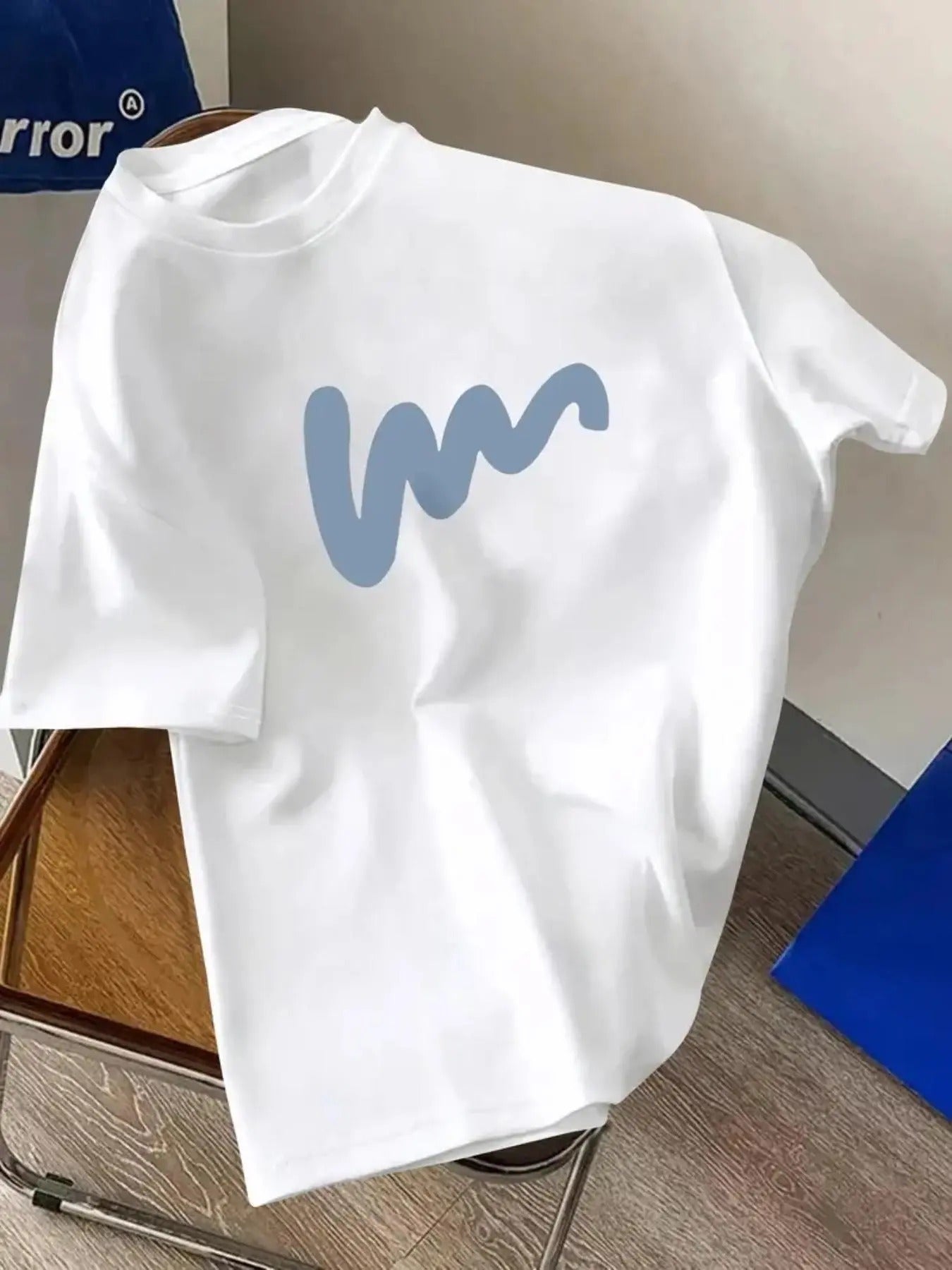 Men's Graphic Round Neck Tee, Regular Fit Casual Short Sleeve Crew Neck T-shirt for Summer, Fashion Men's Top for Daily...
