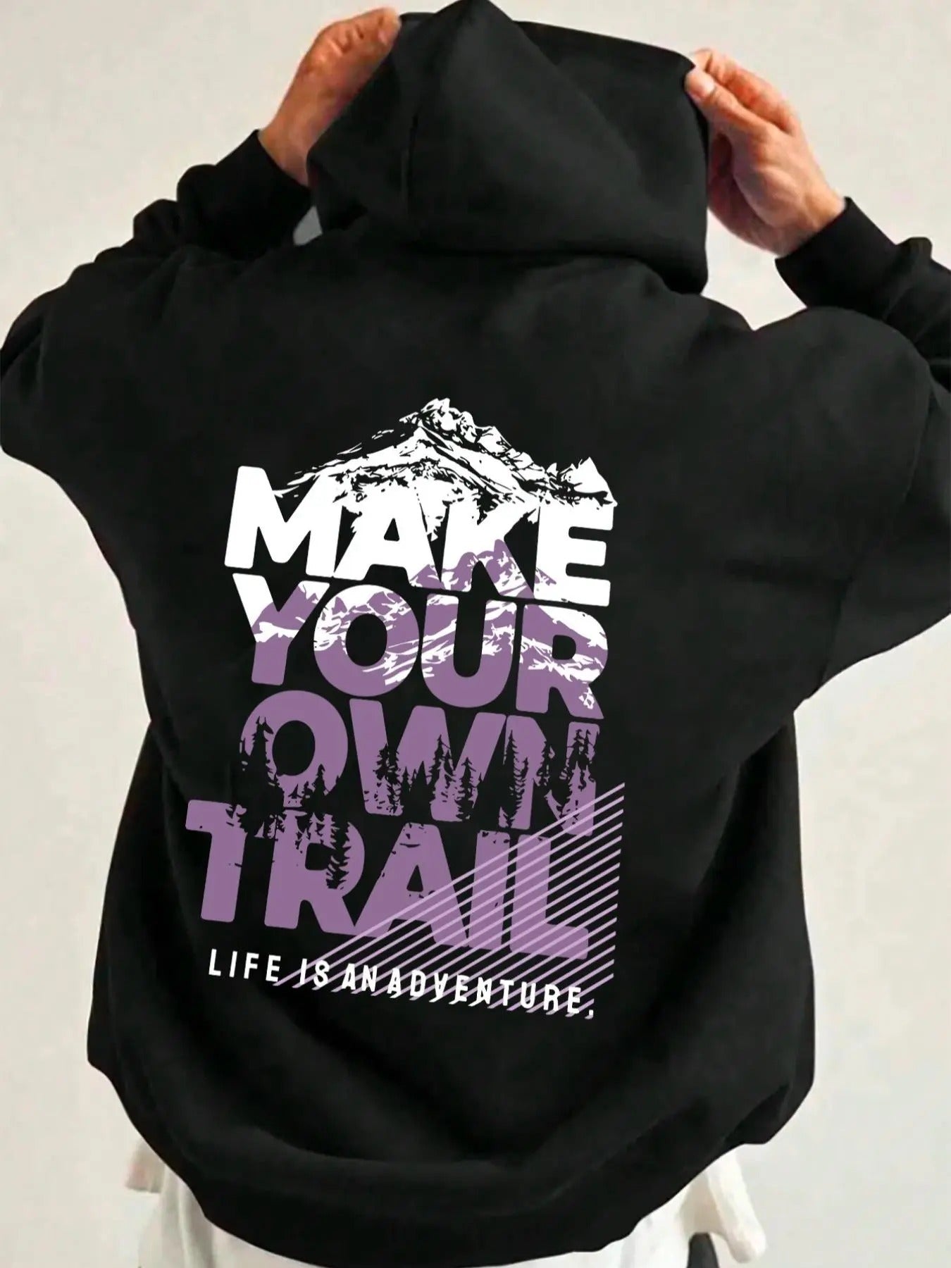 Men's Hoodie, Regular Fit Casual Hooded Sweatshirt for Spring & Fall, Fashion Men's Clothes for Daily Wear T-Shirts