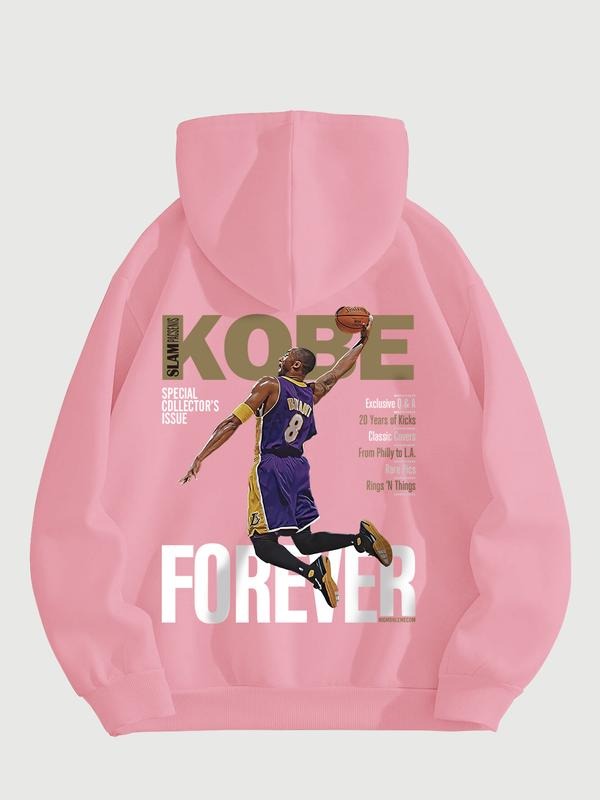 Men's Kobe Bryant Graphic Hoodie, Loose Fit Casual Sweatshirt, Warm and Comfortable, Perfect for Daily Wear and Outdoor...