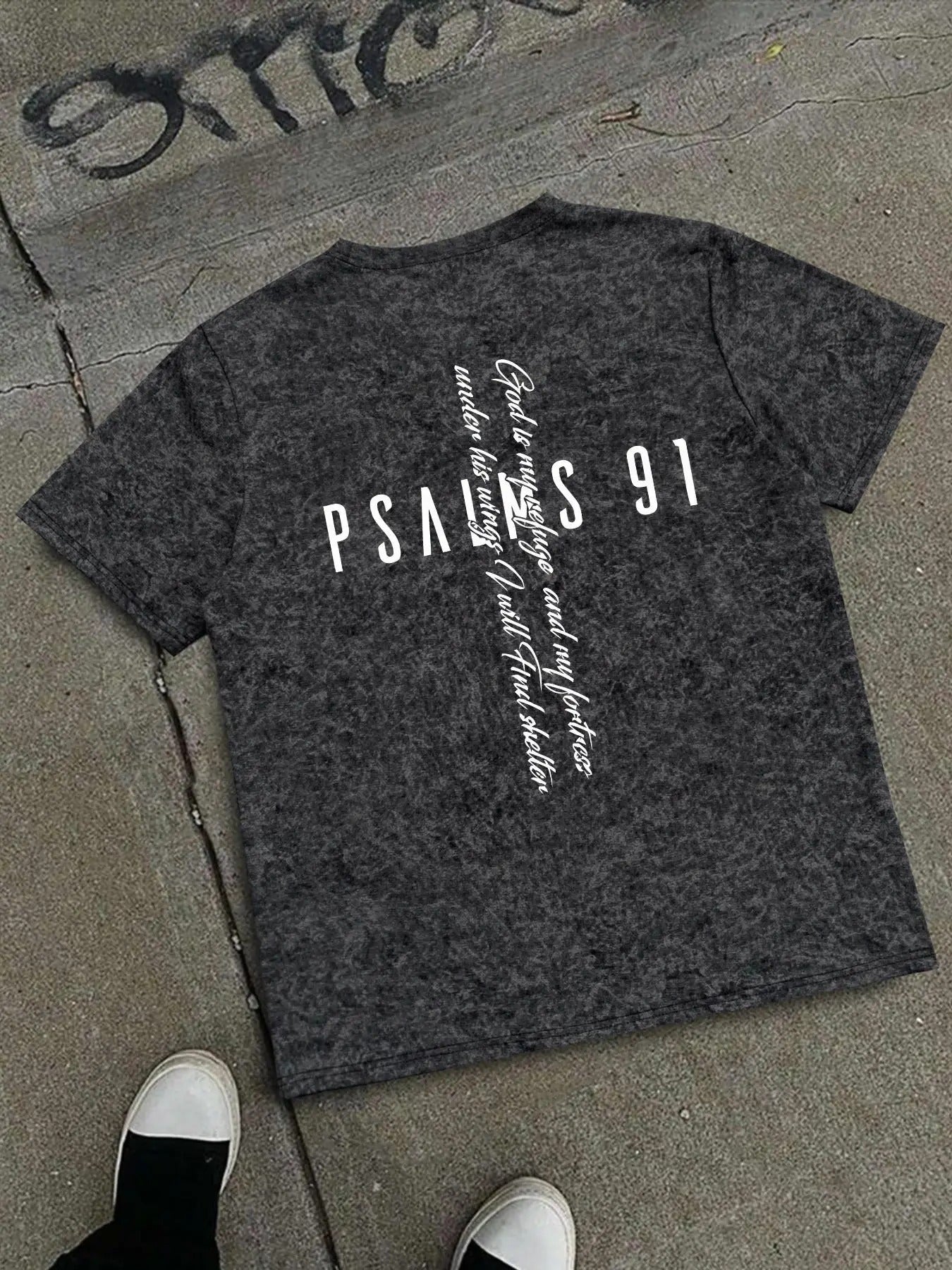 Men's Letter Print Graphic Tee, Regular Fit Casual Short Sleeve T-shirt for Summer, Men's Top for Daily Wear Hoodie,...