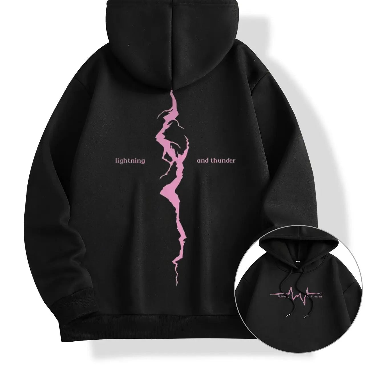 Men's Letter Print Hoodie, Casual Comfy Long Sleeve Hooded Sweatshirt for Fall & Winter, Comfortable Men's Clothes for...