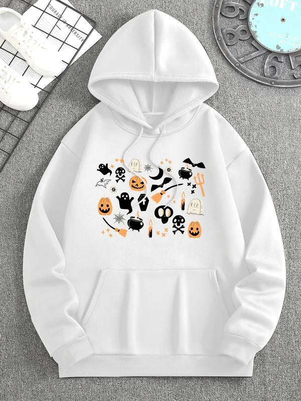 Men's Letter Print Hoodie, Casual Regular Fit Long Sleeve Hooded Sweatshirt for Winter, Men's Top for Daily Wear,...