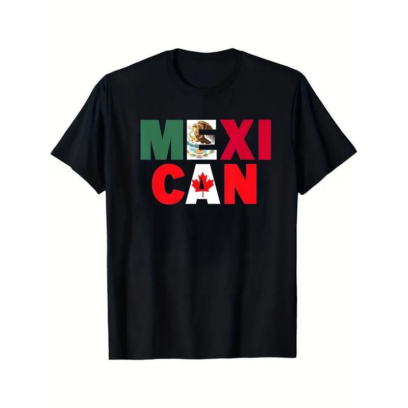 Men's Mexico Canada Dual Heritage Cotton T-shirt with national symbols and relaxed fit Hoodie, Sweatshirt | PodTeesHub.com