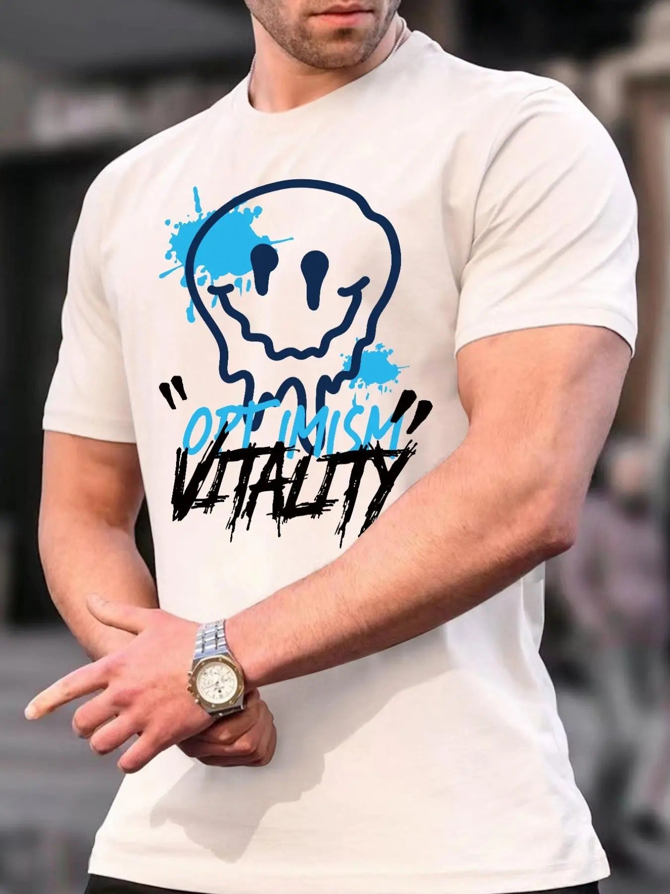 Men's Regular Fit Casual Graphic Round Neck Tee Hoodie, Sweatshirt | PodTeesHub.com