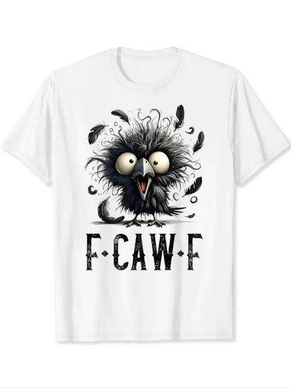 Men's Regular Fit NASA Graphic Print Round Neck Tee, Casual Short Sleeve T-shirt for Summer, Fashion Men's Top for Daily...